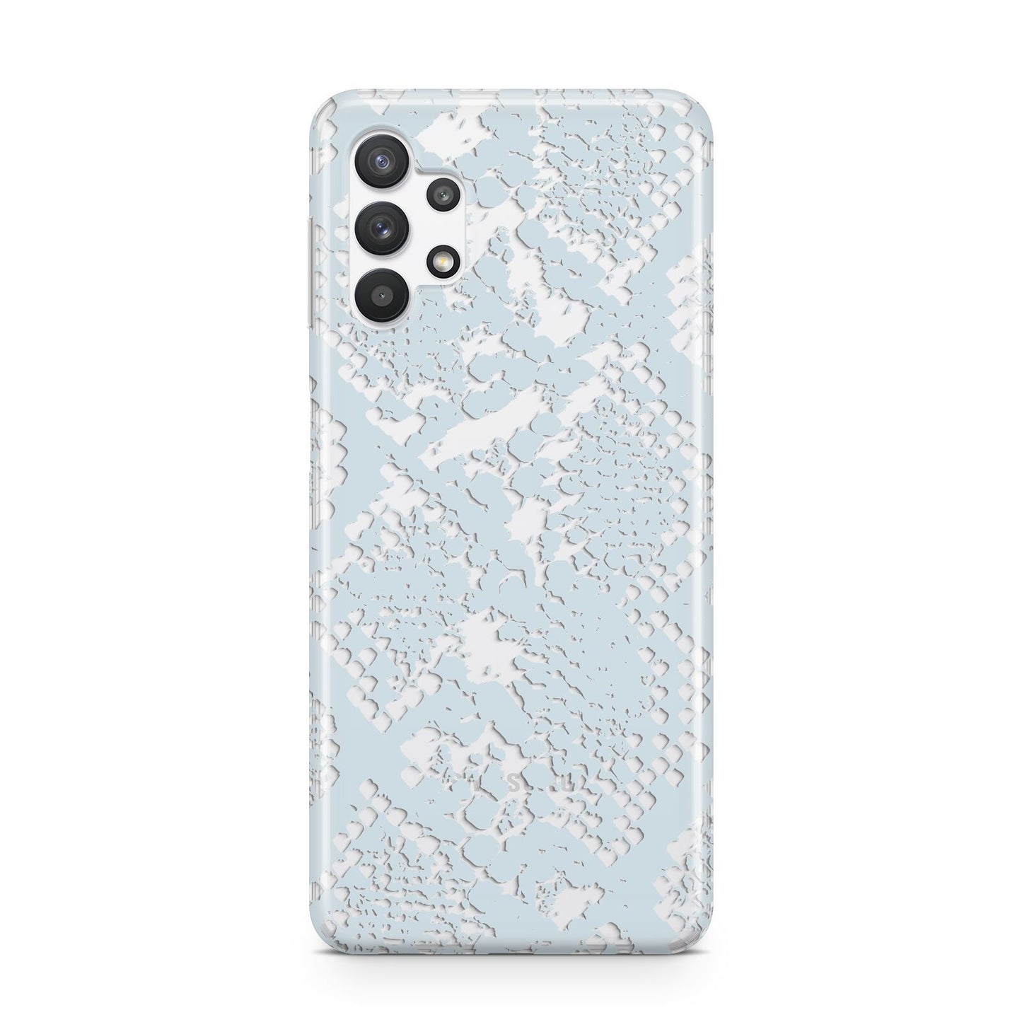 Sky Blue Snakeskin Samsung A32 5G Case
