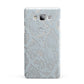 Sky Blue Snakeskin Samsung Galaxy A7 2015 Case