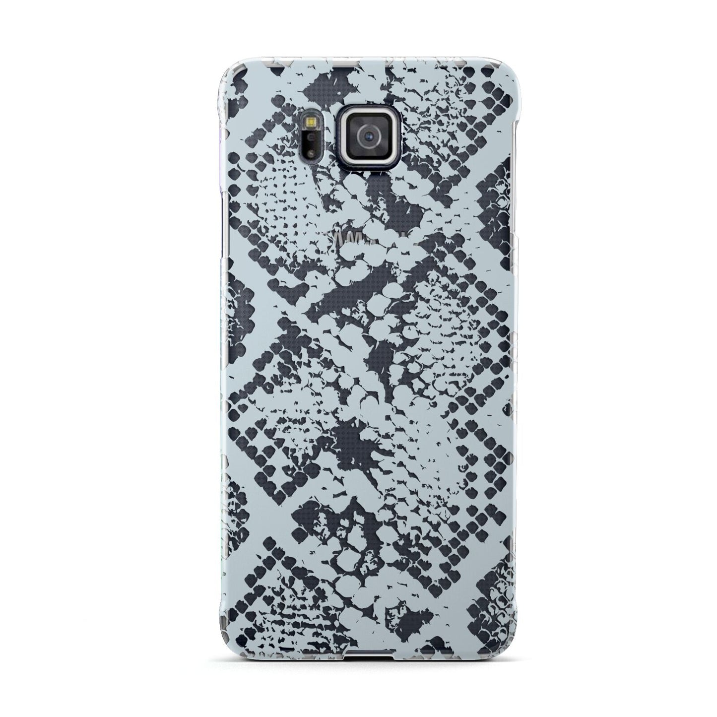 Sky Blue Snakeskin Samsung Galaxy Alpha Case