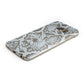 Sky Blue Snakeskin Samsung Galaxy Case Bottom Cutout