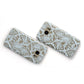Sky Blue Snakeskin Samsung Galaxy Case Flat Overview