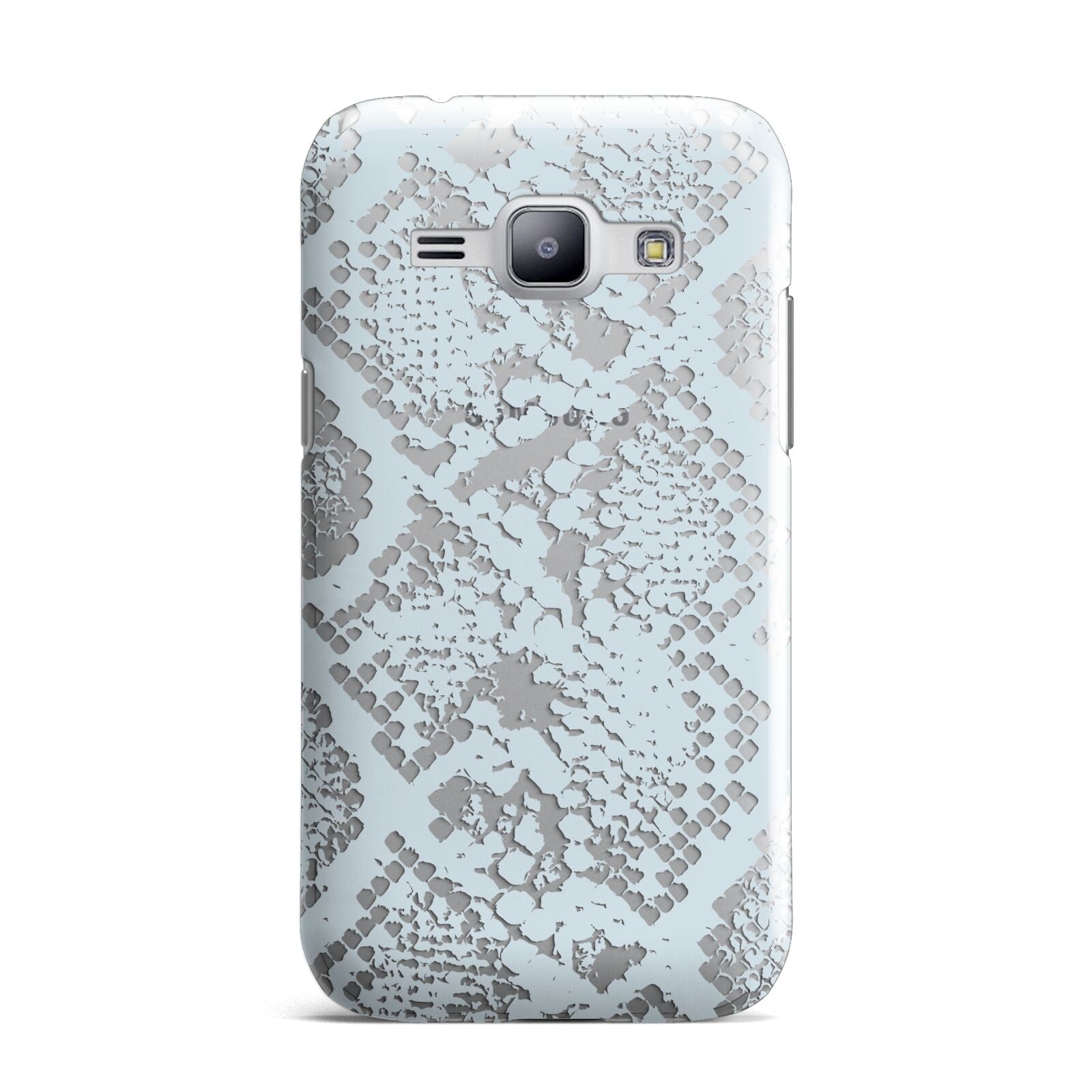 Sky Blue Snakeskin Samsung Galaxy J1 2015 Case
