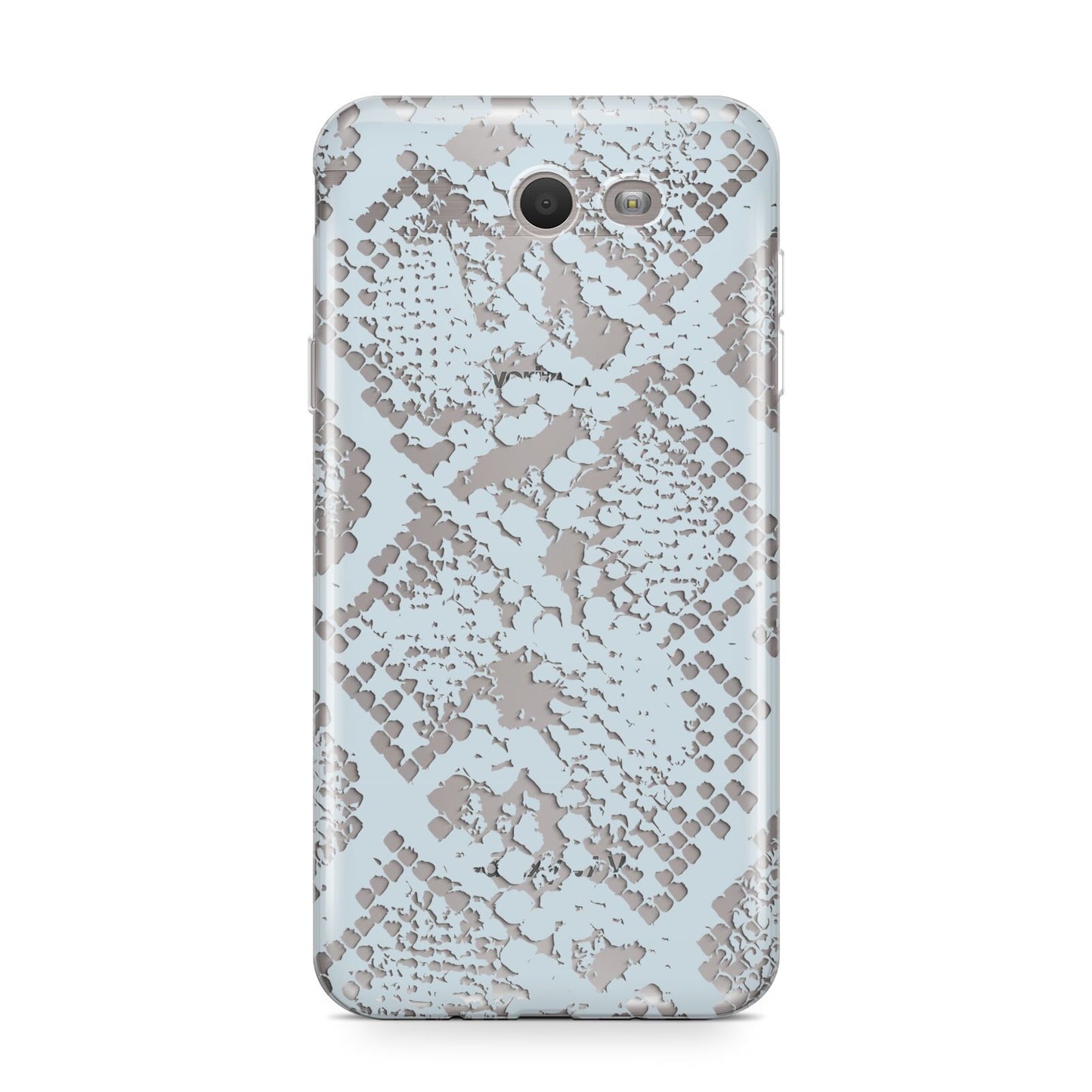 Sky Blue Snakeskin Samsung Galaxy J7 2017 Case