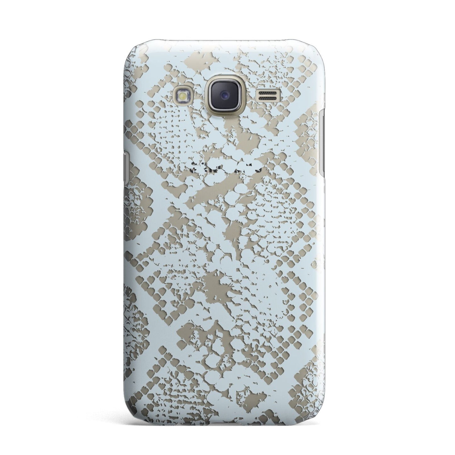 Sky Blue Snakeskin Samsung Galaxy J7 Case