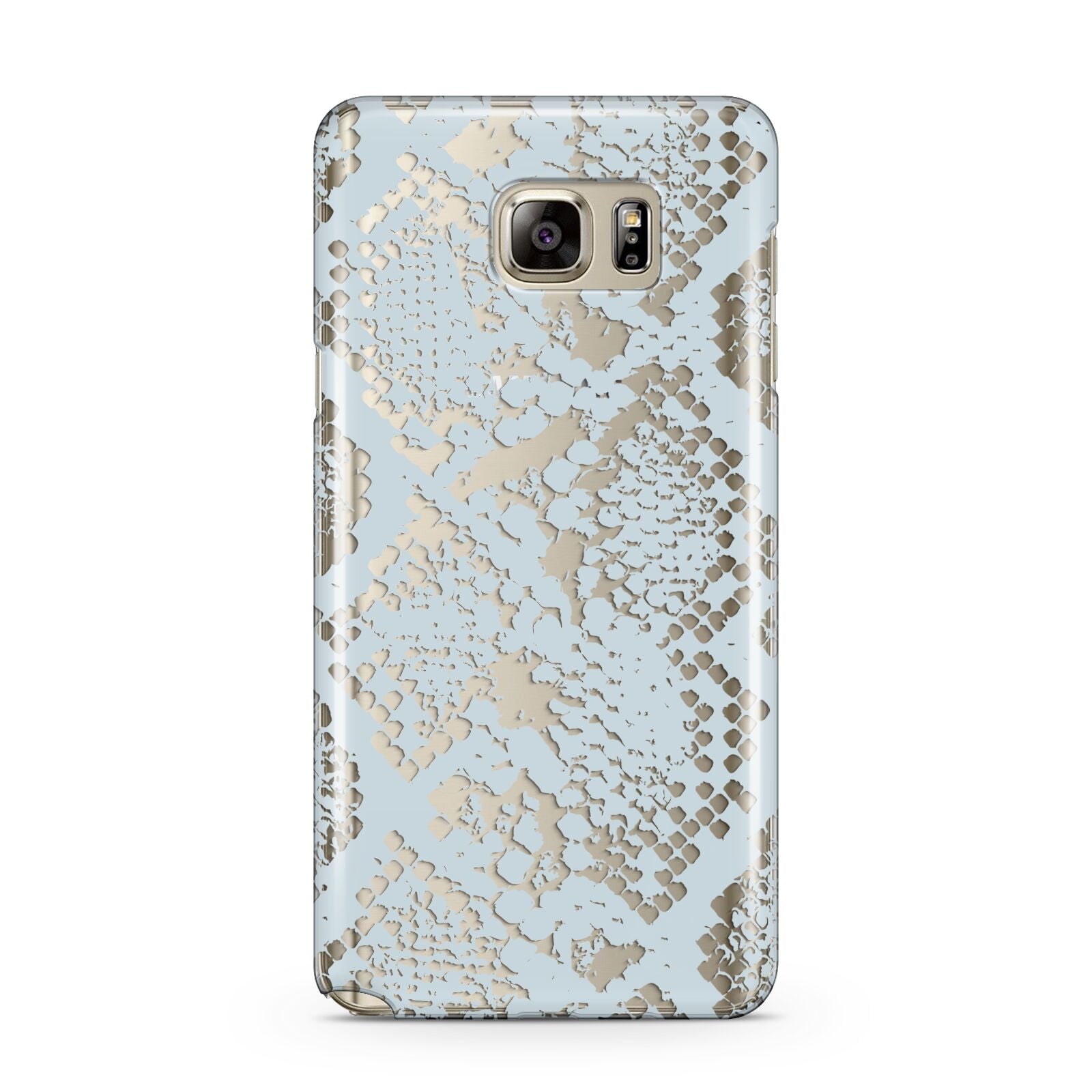 Sky Blue Snakeskin Samsung Galaxy Note 5 Case