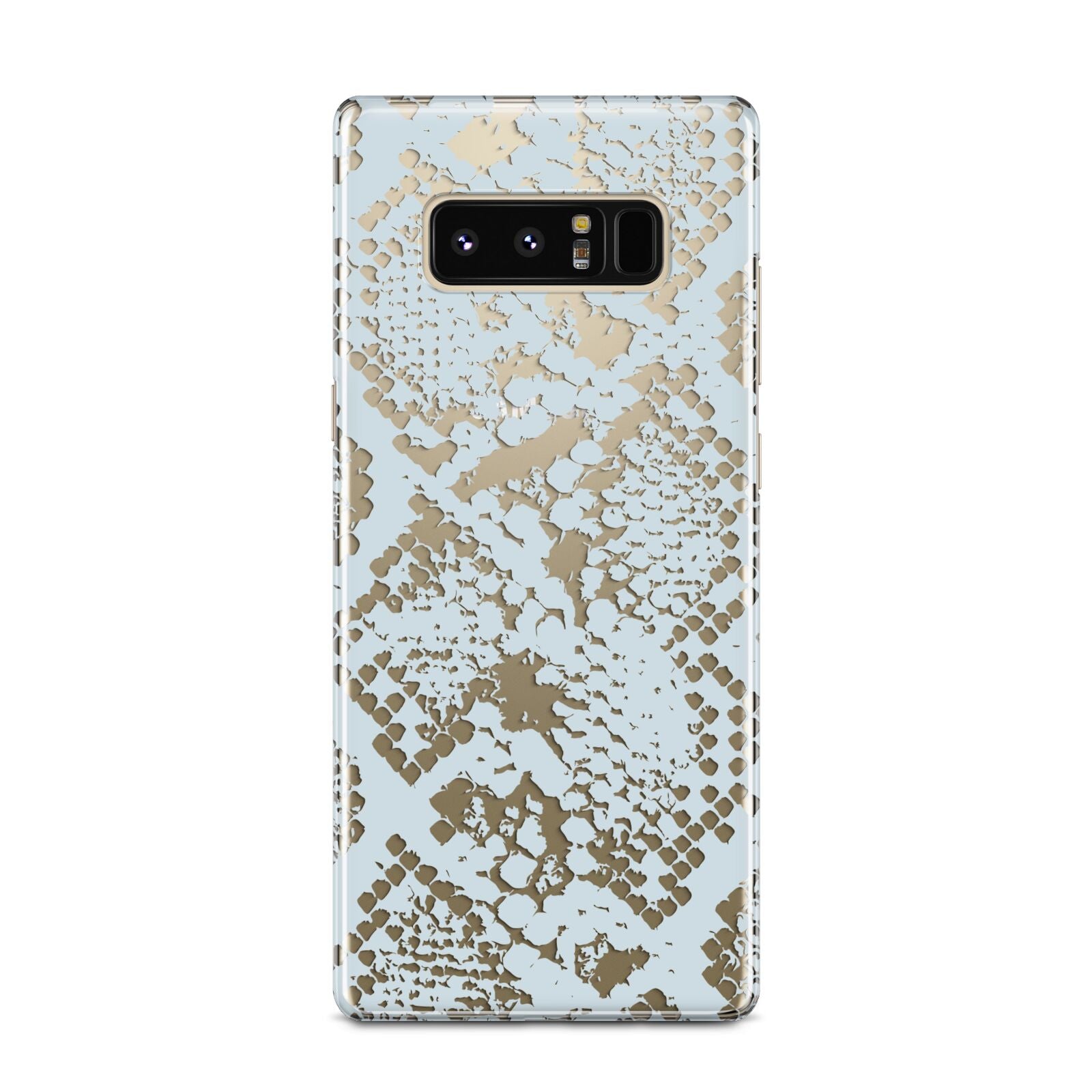 Sky Blue Snakeskin Samsung Galaxy Note 8 Case