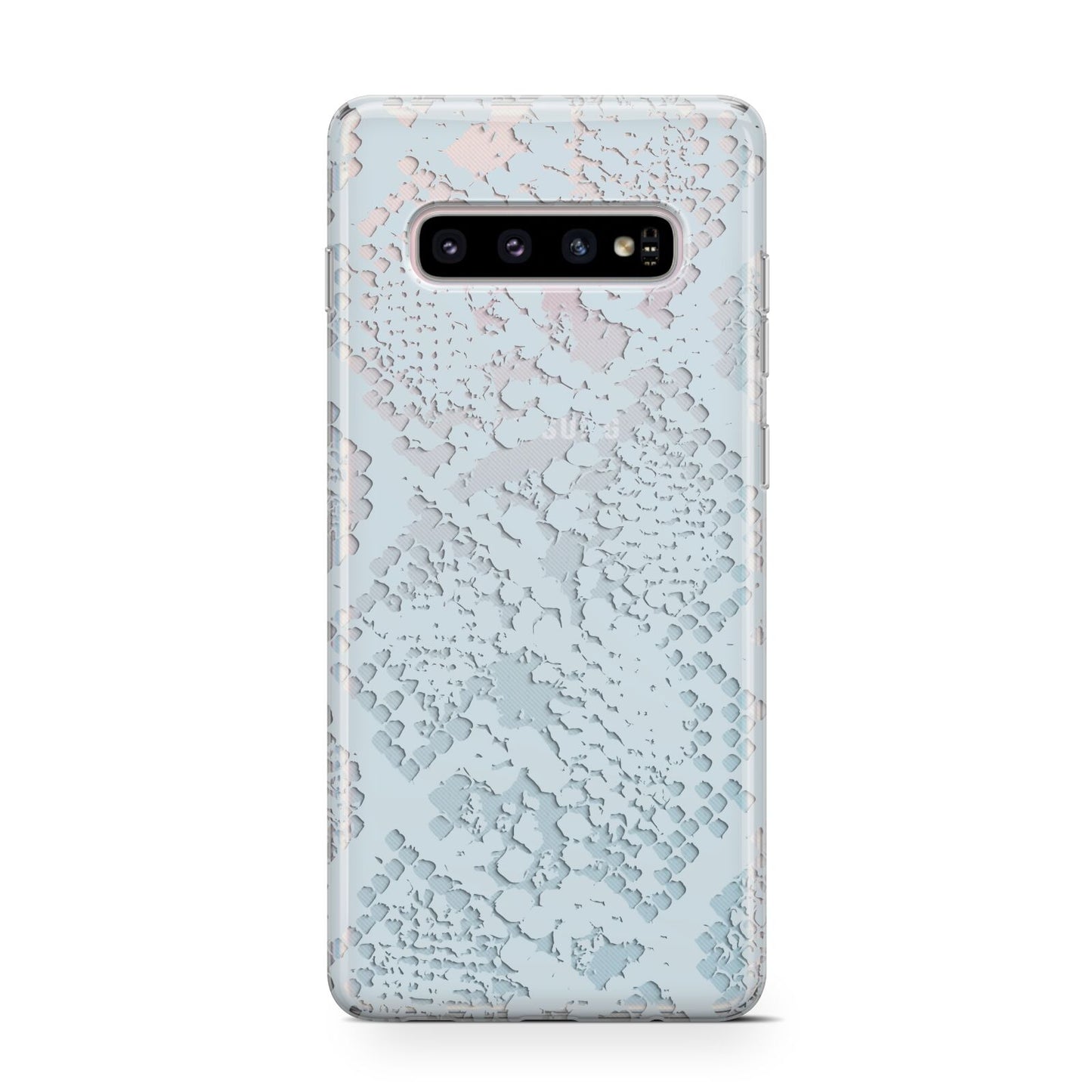 Sky Blue Snakeskin Samsung Galaxy S10 Case