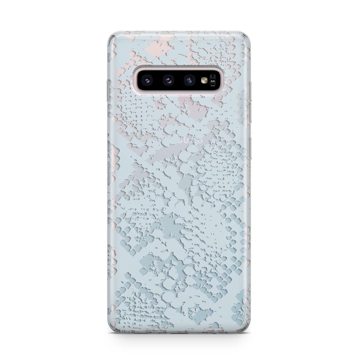 Sky Blue Snakeskin Samsung Galaxy S10 Plus Case