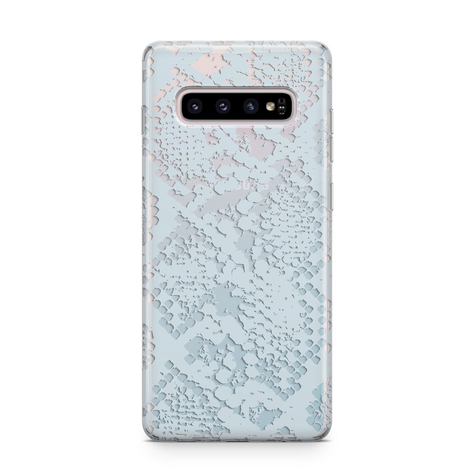 Sky Blue Snakeskin Samsung Galaxy S10 Plus Case