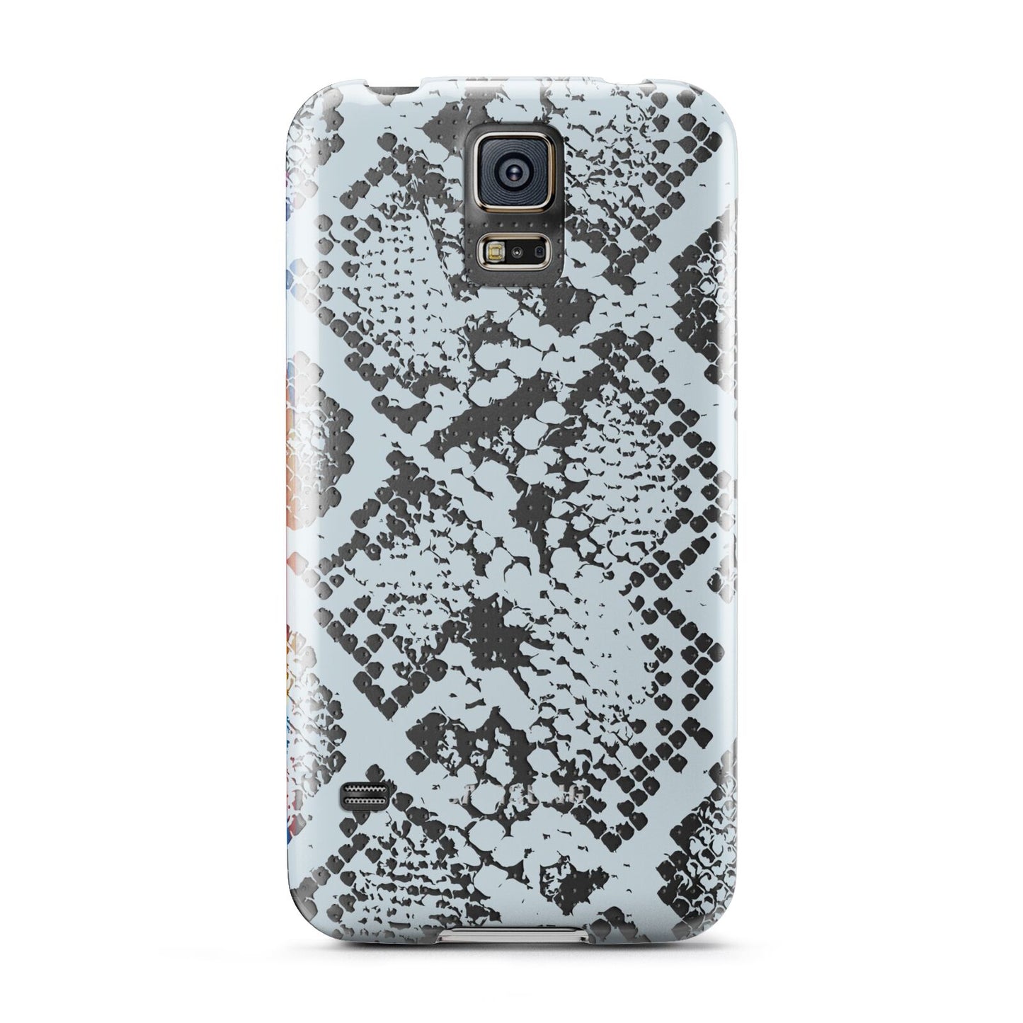 Sky Blue Snakeskin Samsung Galaxy S5 Case
