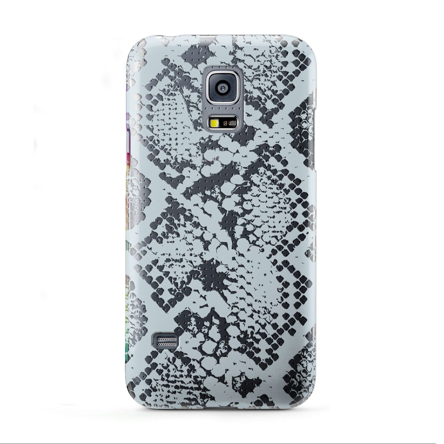 Sky Blue Snakeskin Samsung Galaxy S5 Mini Case