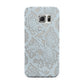 Sky Blue Snakeskin Samsung Galaxy S6 Edge Case