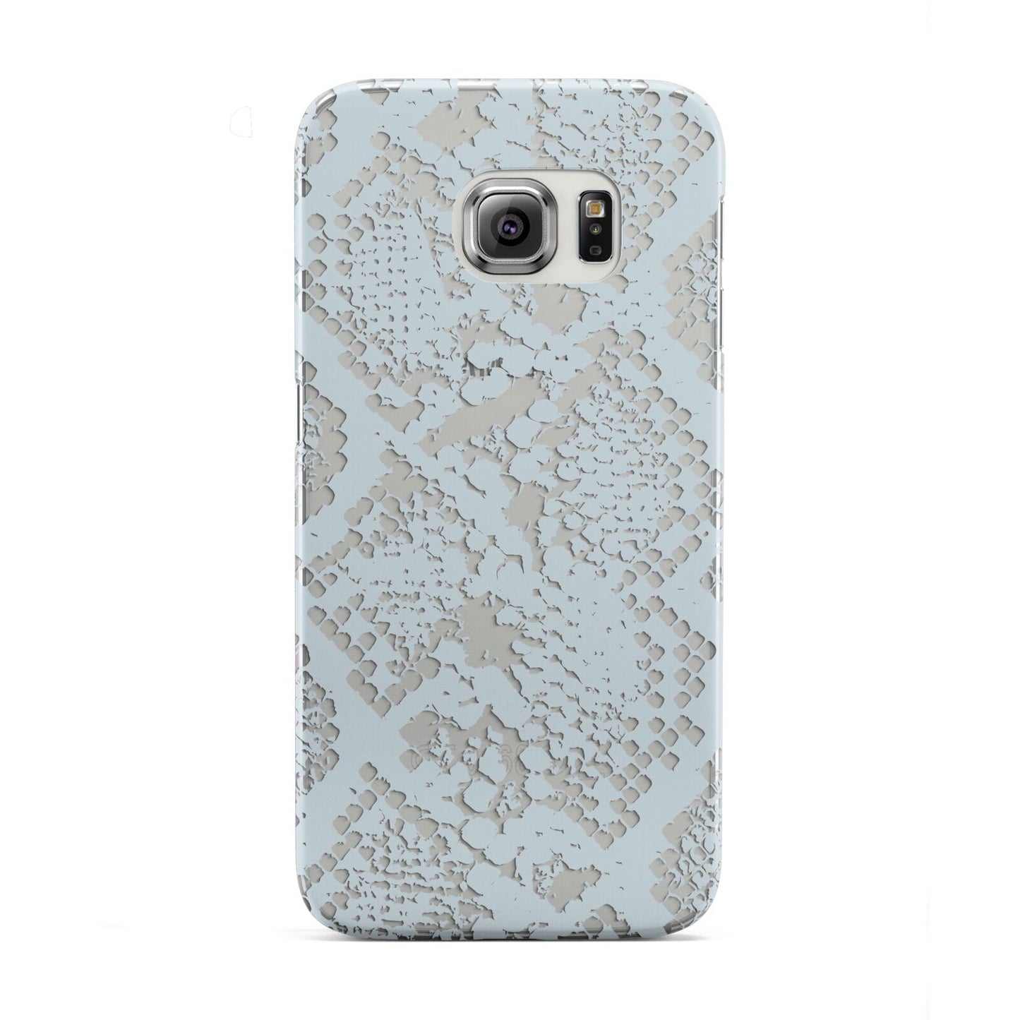 Sky Blue Snakeskin Samsung Galaxy S6 Edge Case