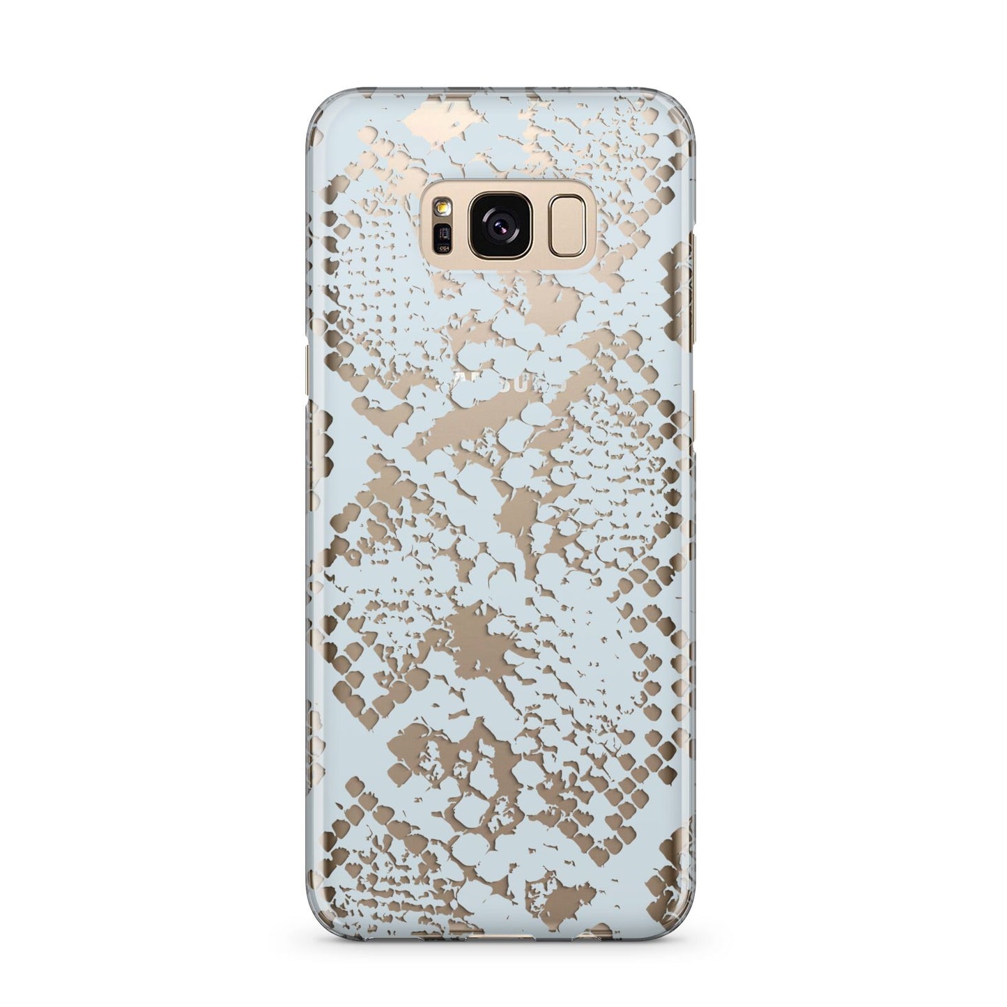Sky Blue Snakeskin Samsung Galaxy S8 Plus Case