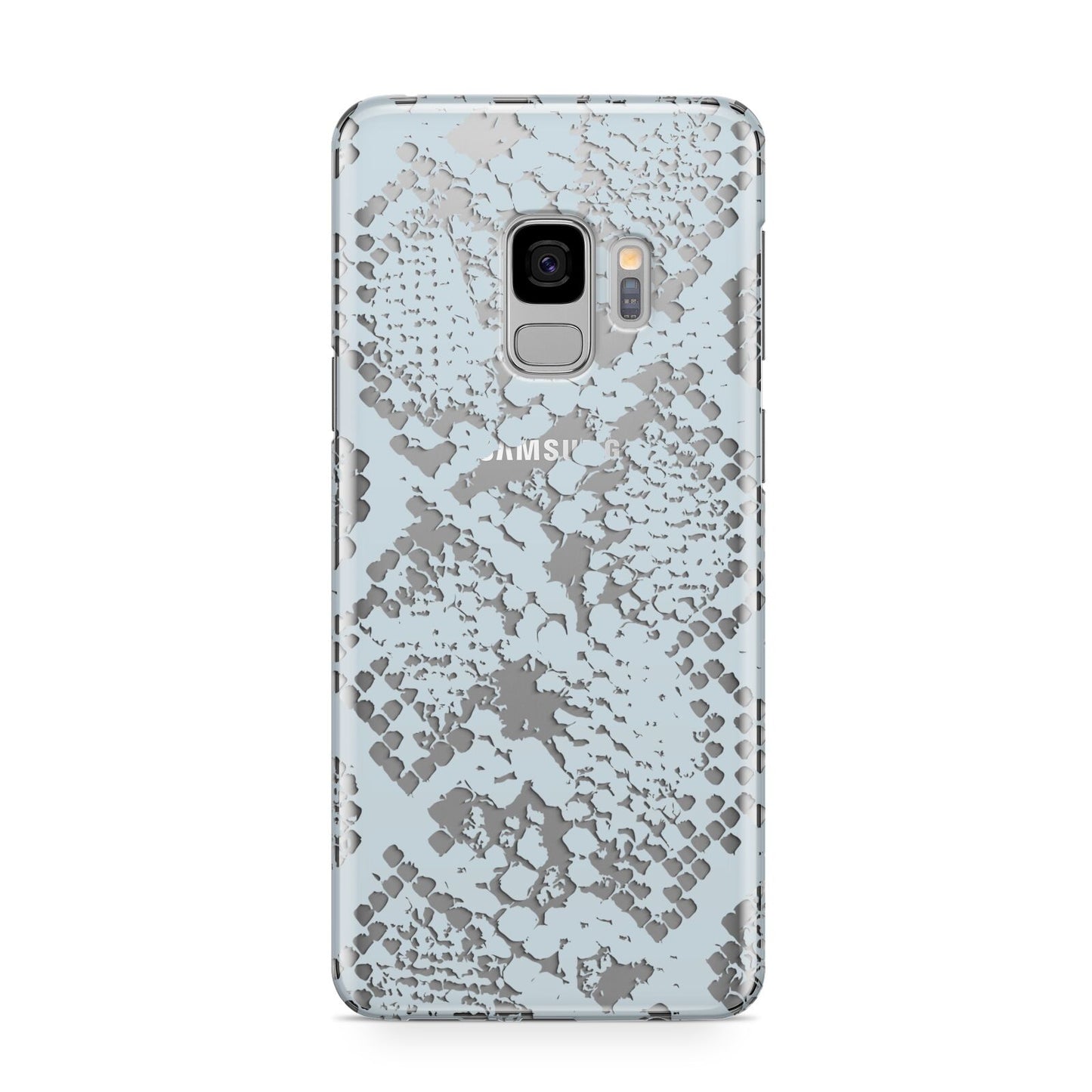 Sky Blue Snakeskin Samsung Galaxy S9 Case