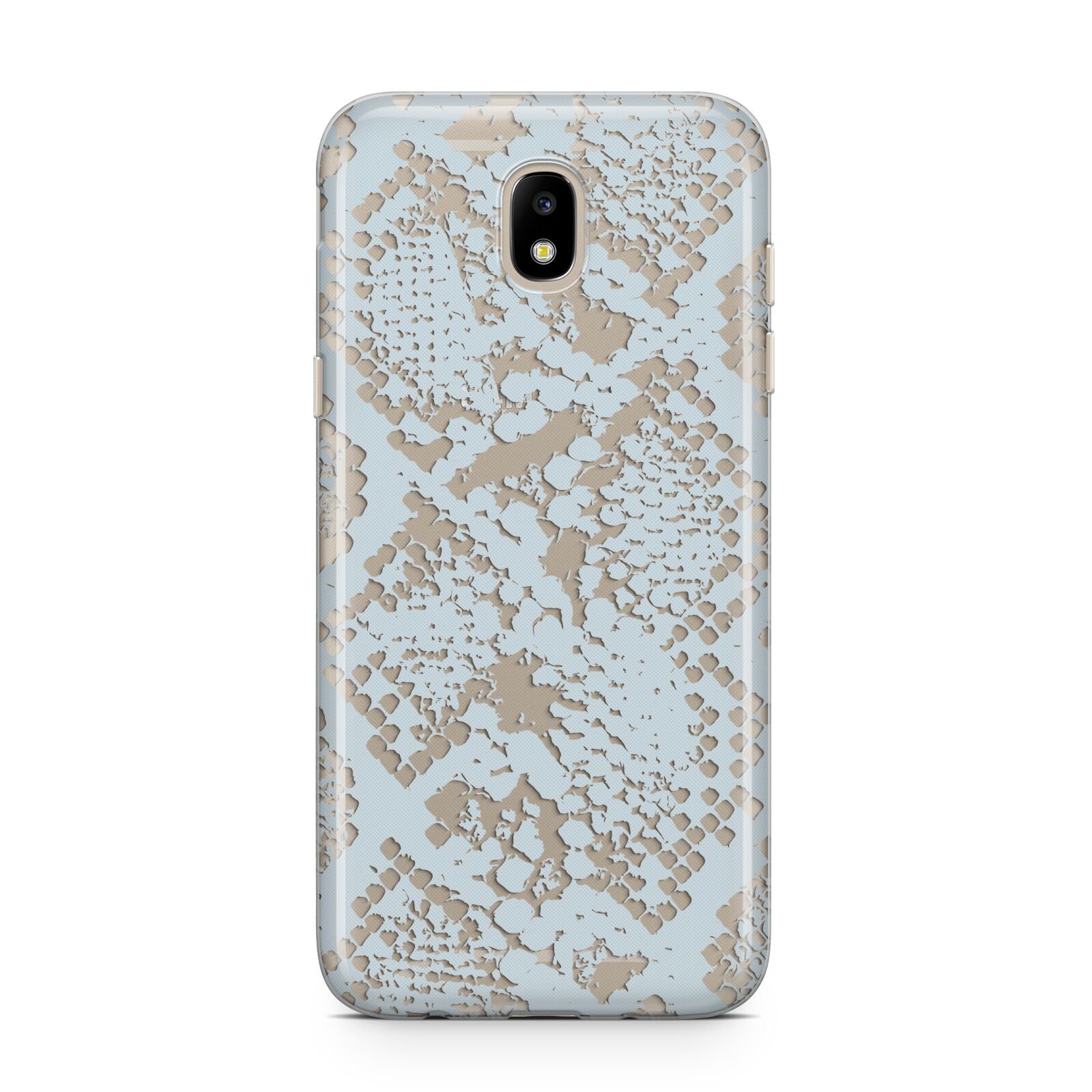 Sky Blue Snakeskin Samsung J5 2017 Case