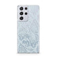 Sky Blue Snakeskin Samsung S21 Ultra Case