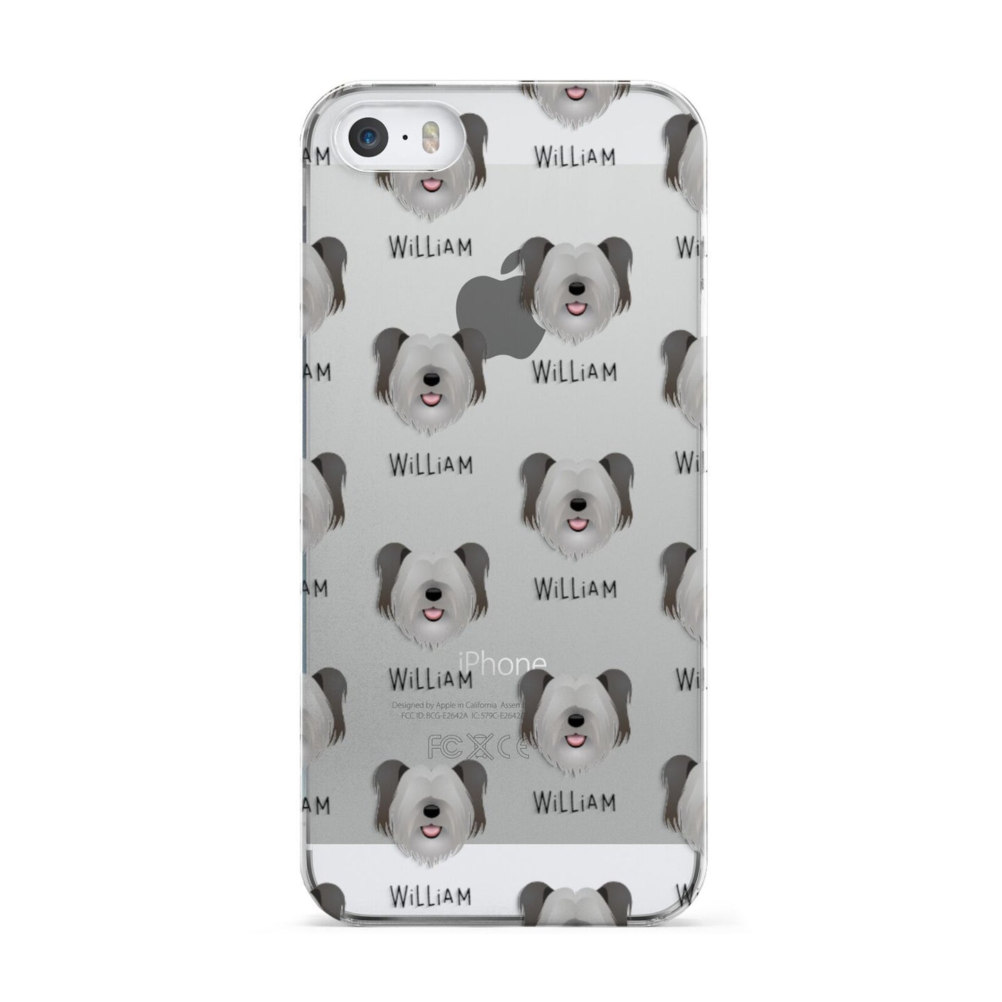 Skye Terrier Icon with Name Apple iPhone 5 Case