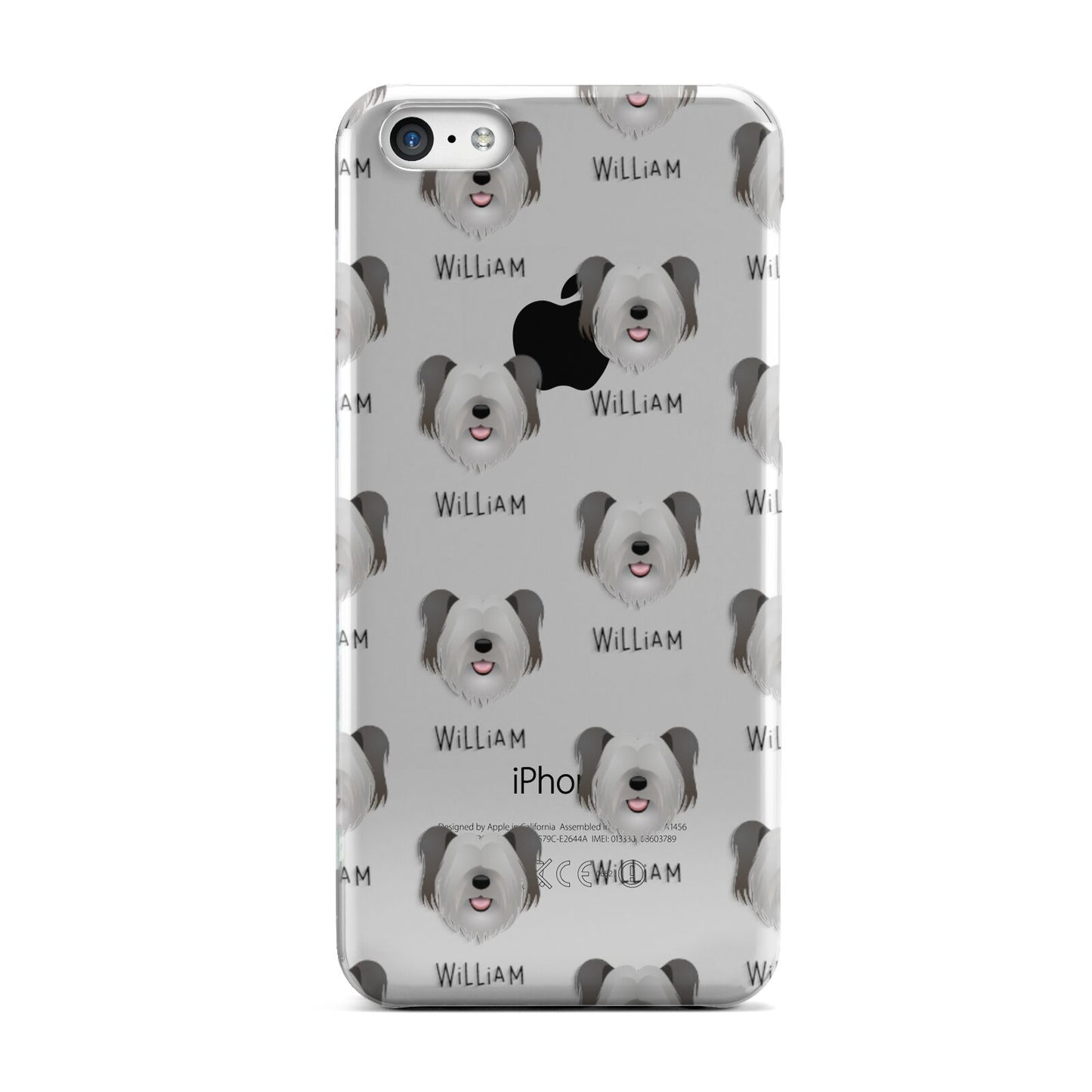 Skye Terrier Icon with Name Apple iPhone 5c Case