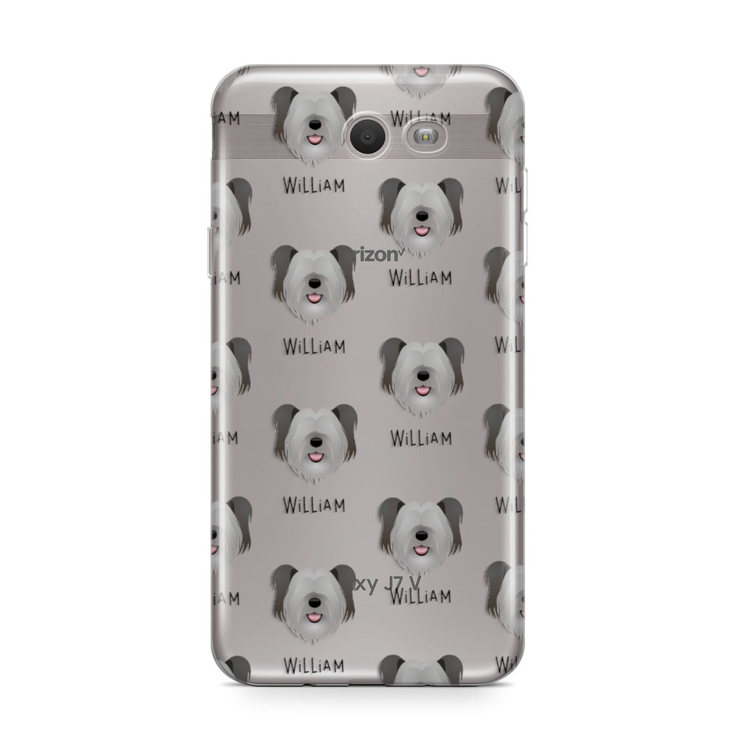 Skye Terrier Icon with Name Samsung Galaxy J7 2017 Case