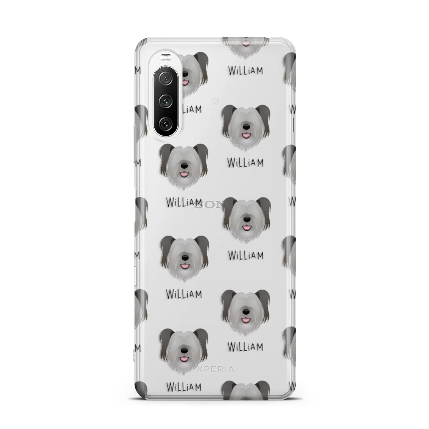 Skye Terrier Icon with Name Sony Xperia 10 III Case