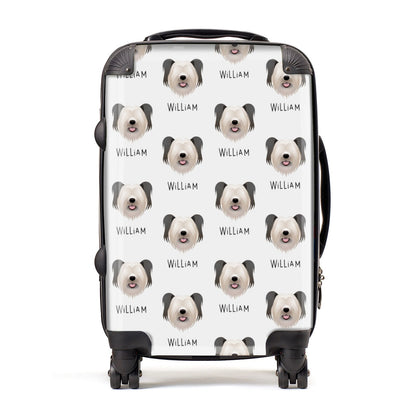 Skye Terrier Icon with Name Suitcase