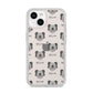 Skye Terrier Icon with Name iPhone 14 Clear Tough Case Starlight