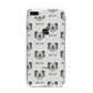 Skye Terrier Icon with Name iPhone 8 Plus Bumper Case on Silver iPhone