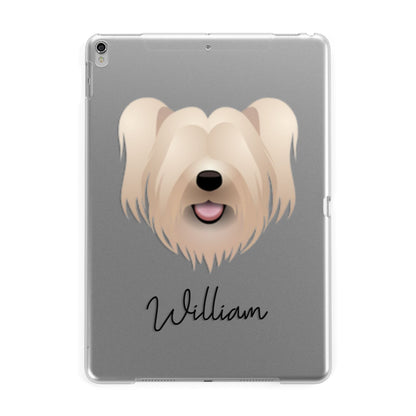Skye Terrier Personalised Apple iPad Silver Case
