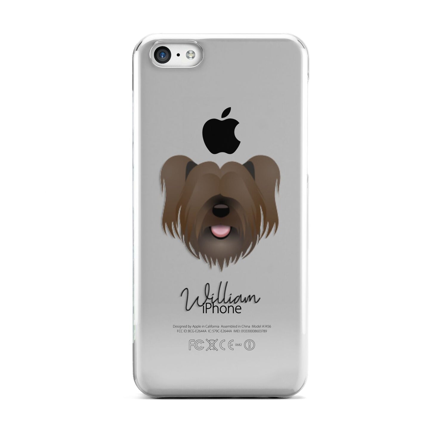 Skye Terrier Personalised Apple iPhone 5c Case