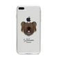 Skye Terrier Personalised iPhone 8 Plus Bumper Case on Silver iPhone