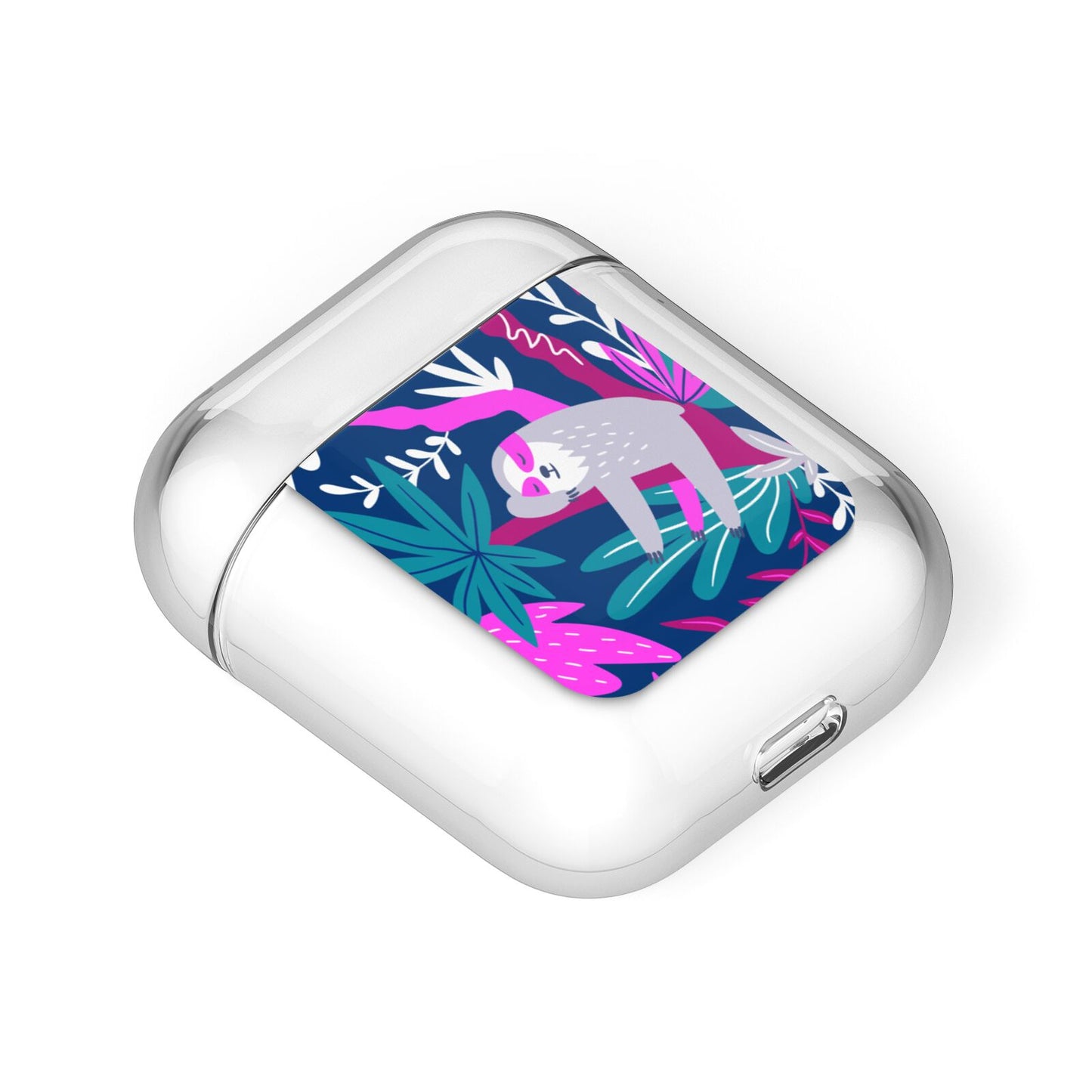 Sloth AirPods Case Laid Flat