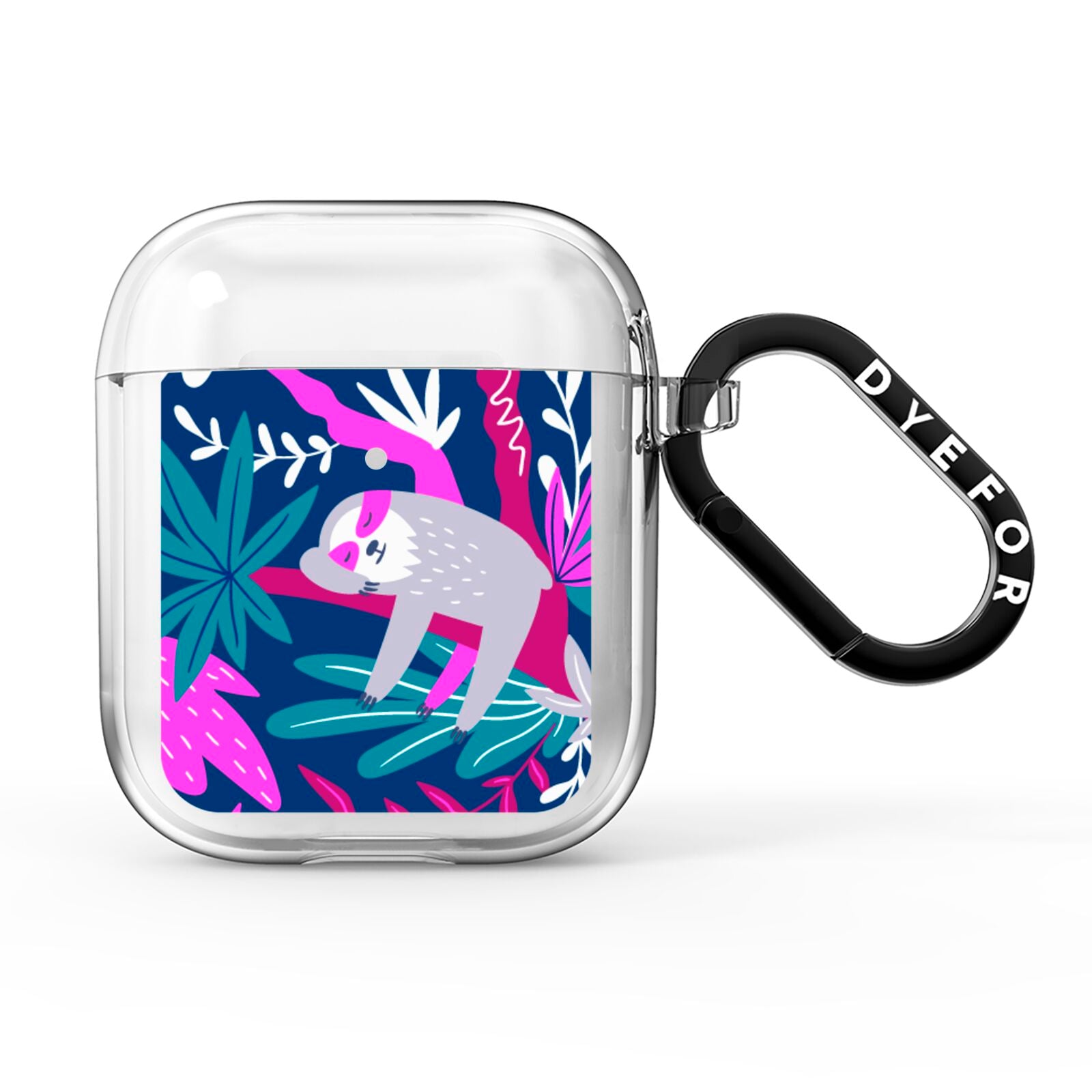 Sloth AirPods Clear Case