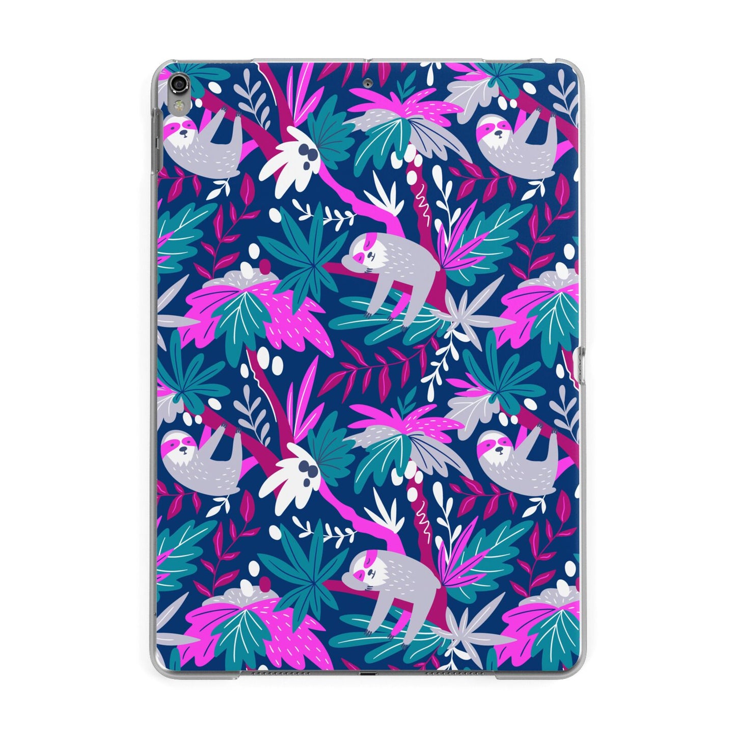 Sloth Apple iPad Grey Case