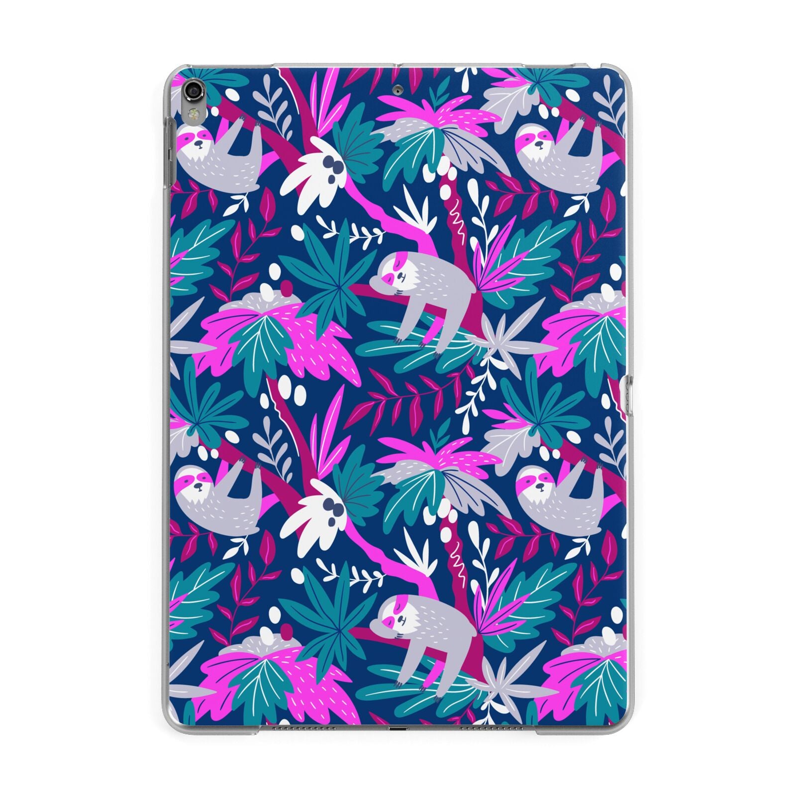 Sloth Apple iPad Grey Case