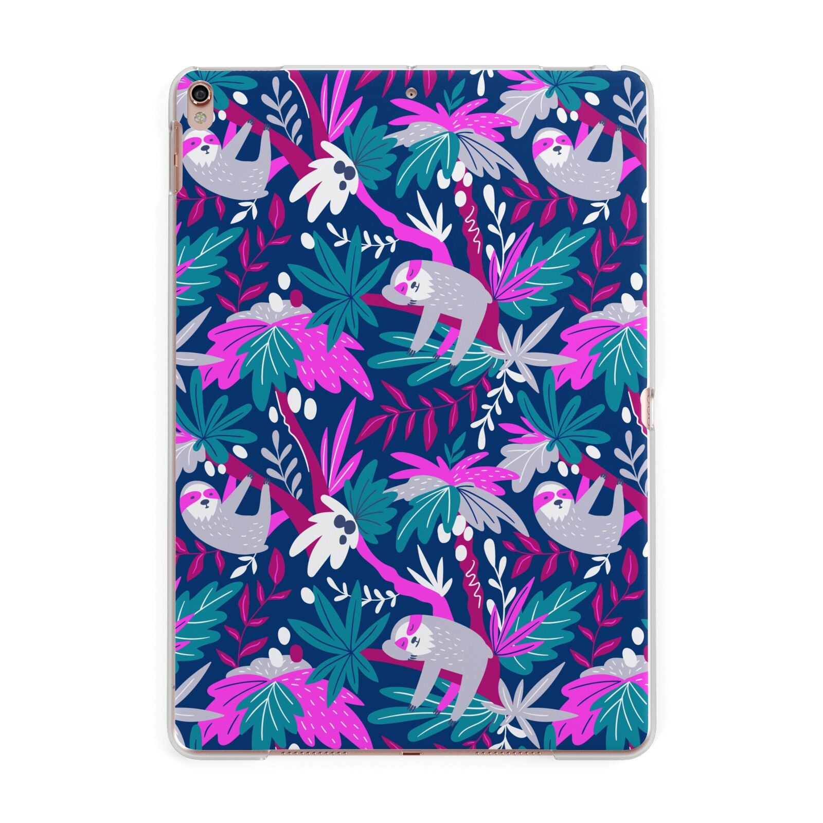 Sloth Apple iPad Rose Gold Case