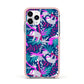 Sloth Apple iPhone 11 Pro in Silver with Pink Impact Case