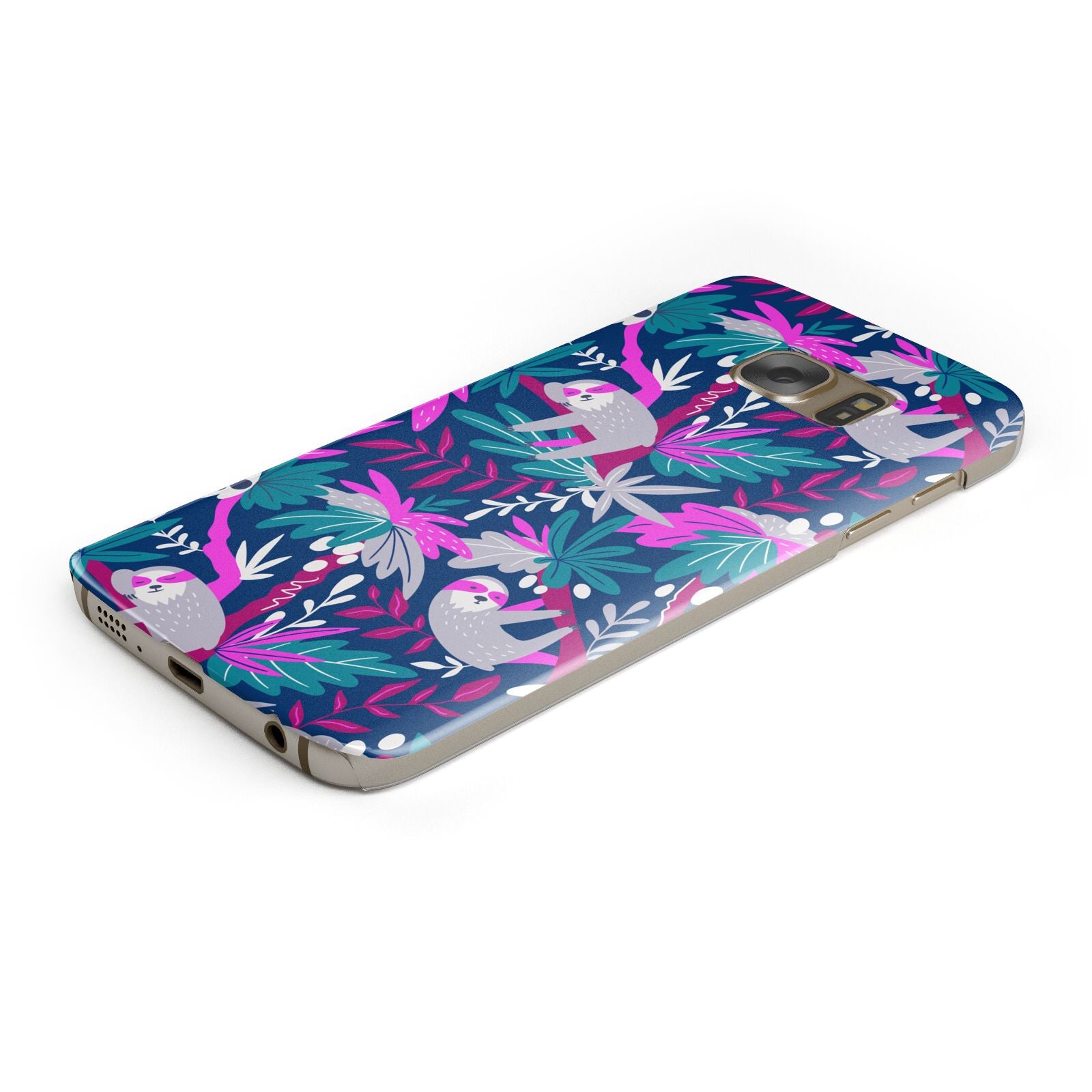 Sloth Samsung Galaxy Case Bottom Cutout