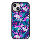 Sloth iPhone 13 Black Impact Case on Silver phone