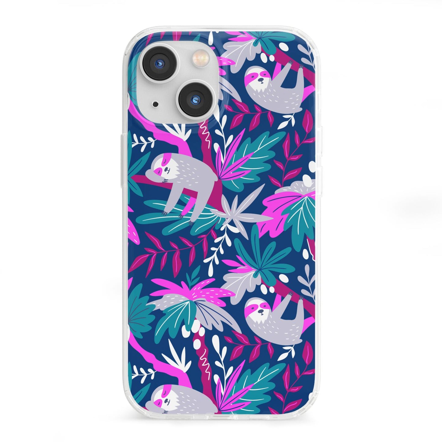 Sloth iPhone 13 Mini Clear Bumper Case