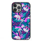 Sloth iPhone 13 Pro Max Black Impact Case on Silver phone