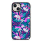 Sloth iPhone 14 Black Impact Case on Silver phone