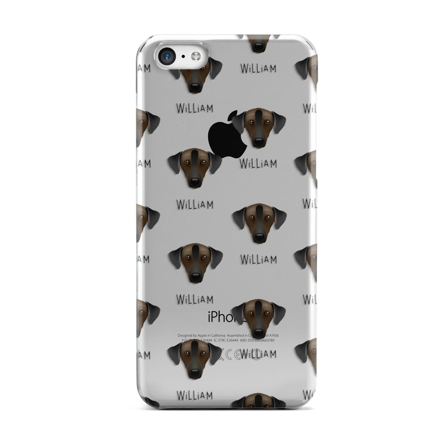Sloughi Icon with Name Apple iPhone 5c Case