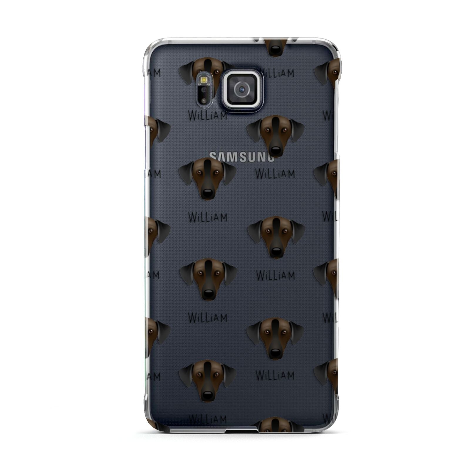 Sloughi Icon with Name Samsung Galaxy Alpha Case