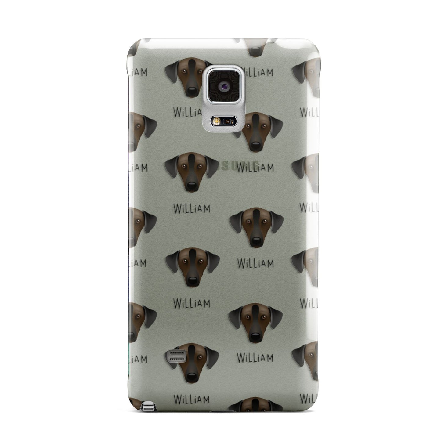 Sloughi Icon with Name Samsung Galaxy Note 4 Case
