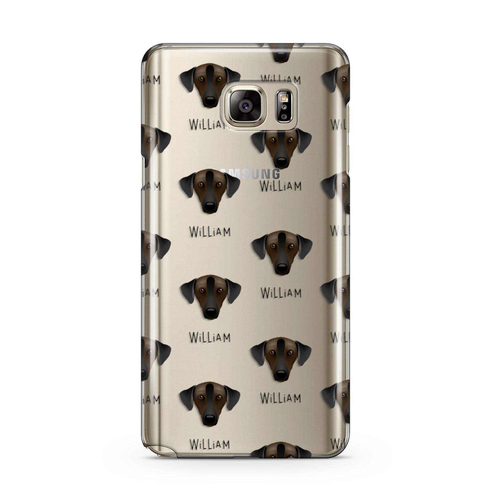 Sloughi Icon with Name Samsung Galaxy Note 5 Case