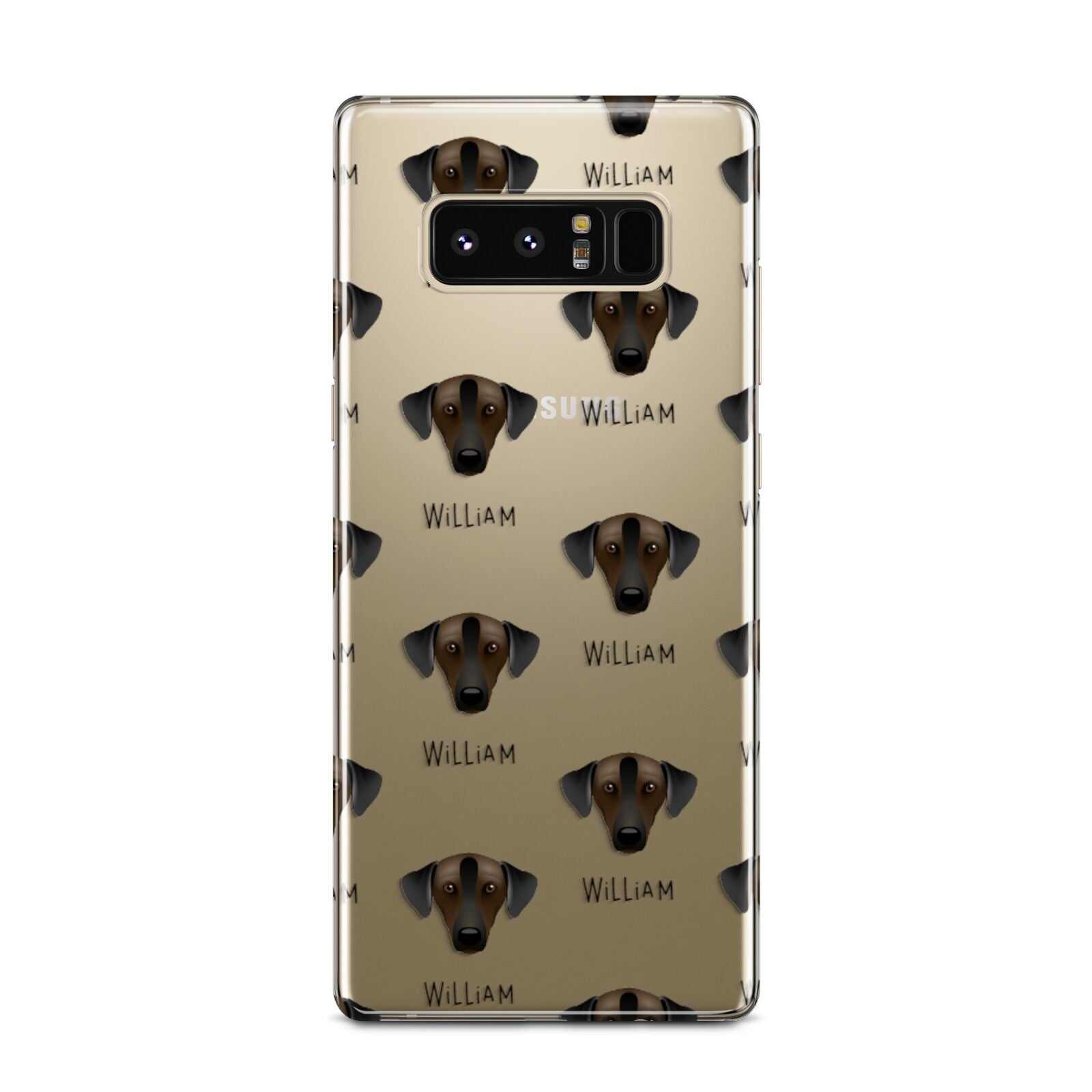Sloughi Icon with Name Samsung Galaxy Note 8 Case