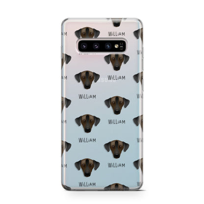 Sloughi Icon with Name Samsung Galaxy S10 Case