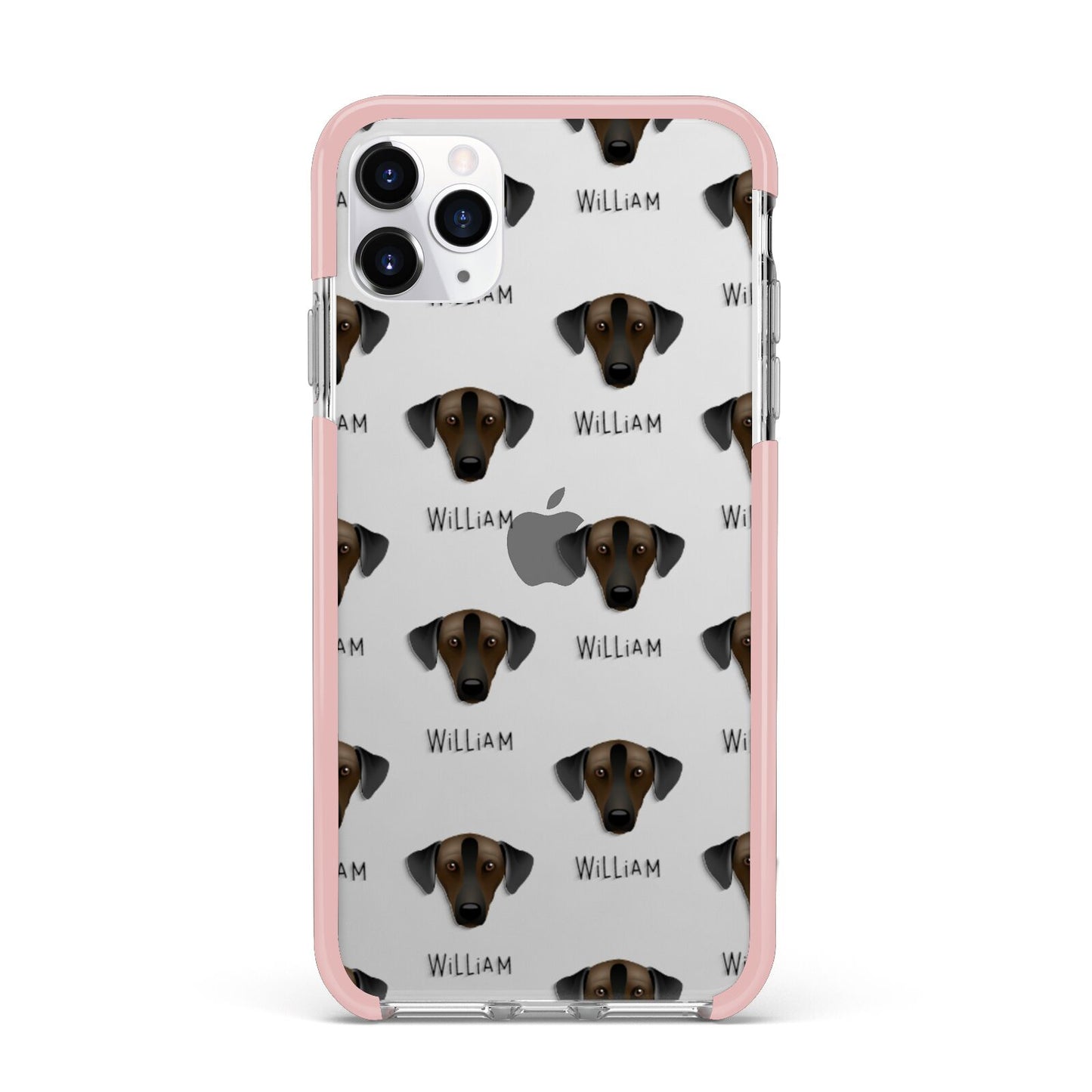 Sloughi Icon with Name iPhone 11 Pro Max Impact Pink Edge Case