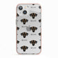 Sloughi Icon with Name iPhone 13 TPU Impact Case with Pink Edges